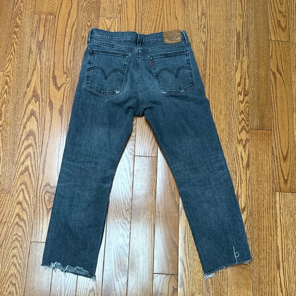 Levi’s Black Wedgie Straight Jeans - Picture 2 of 3